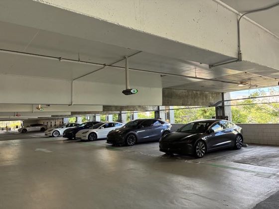 EV charger at UCSD - Gilman Parking Structure