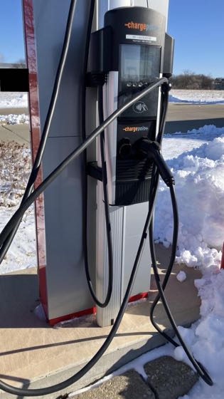 EV charger at Pauly Toyota