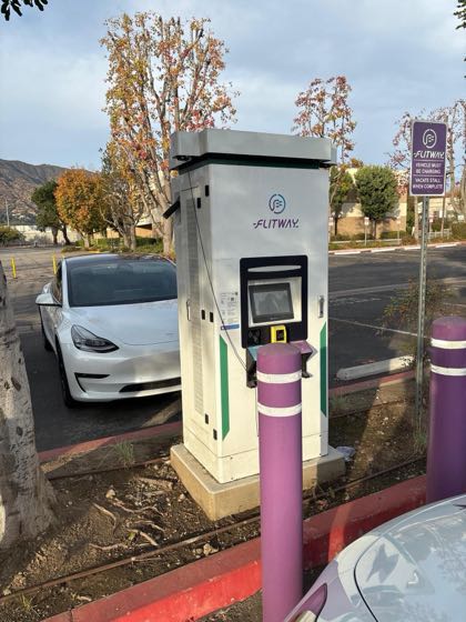 EV charger at Foothill Presbyterian Hospital