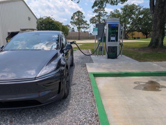 EV charger at DEMCO Denham Springs