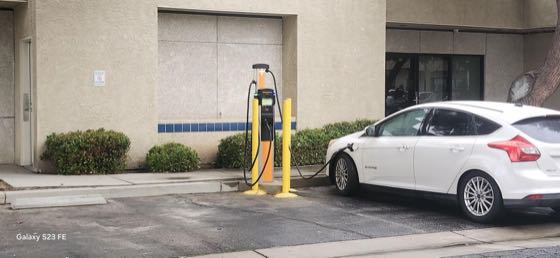 EV charger at Monterey Business Park