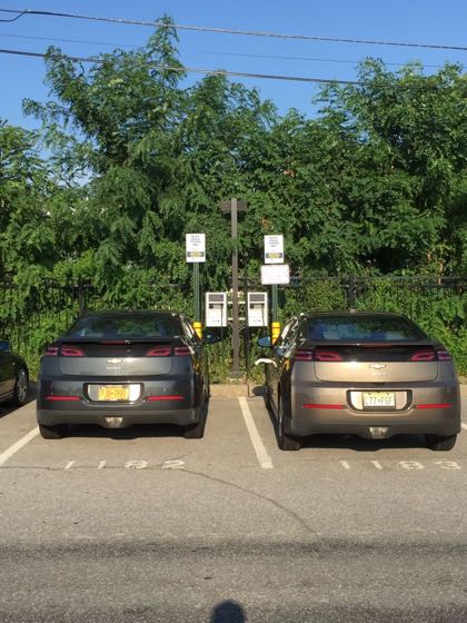EV charger at Tarrytown Train Station