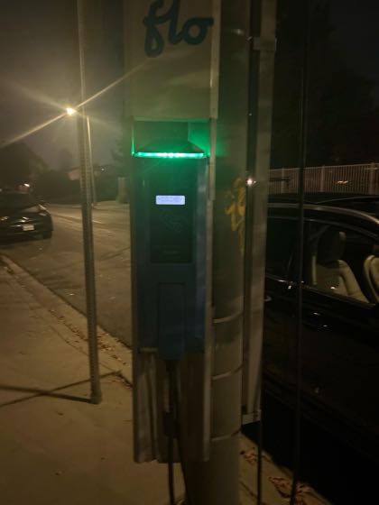 EV charger at 19031 Gault St Parking