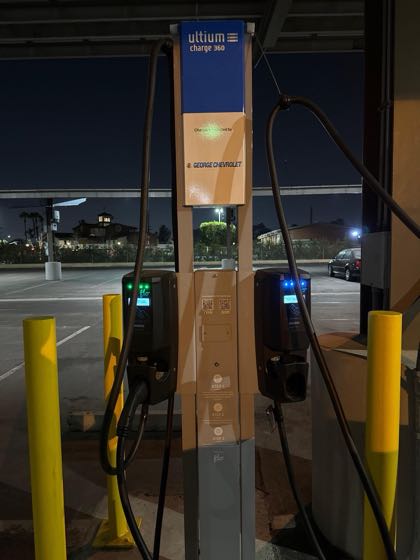 EV charger at St John Bosco
