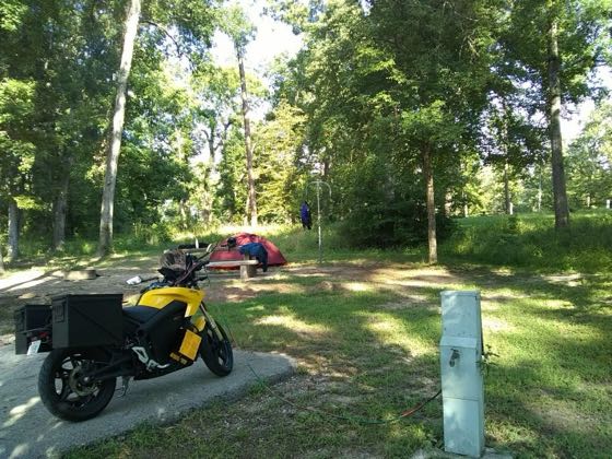 EV charger at Huntsville State Park