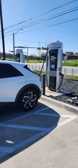 EV charger at TXB - Kyle
