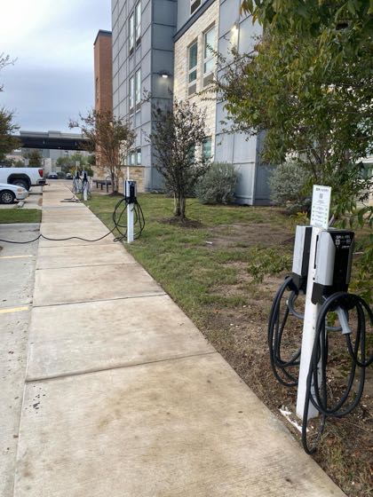 EV charger at Best Western Plus Pflugerville Inn & Suites