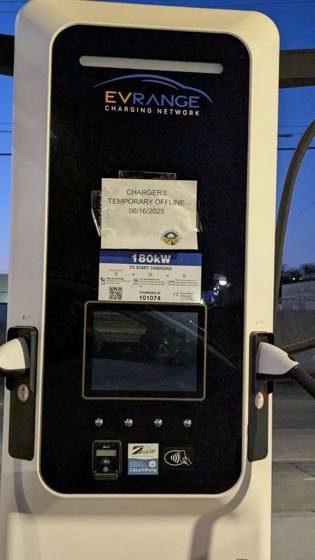 EV charger at El Centro Public Library