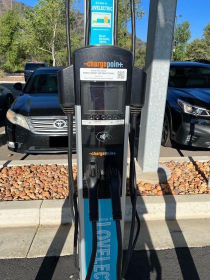 EV charger at Palomar College - North Education Center