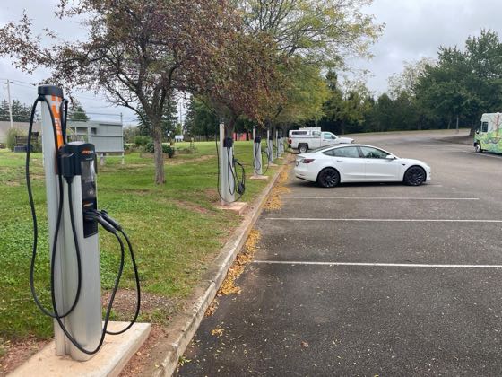 EV charger at US Consolidated Farm Services Agency