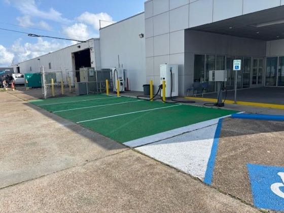 EV charger at Leson Chevrolet Public Chargers