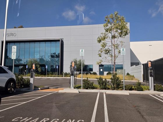 EV charger at 9740 Irvine Blvd Building