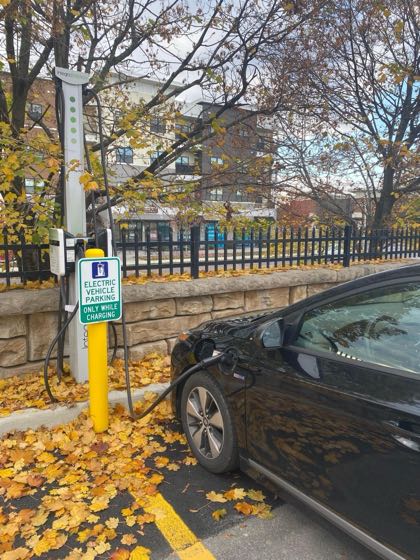EV charger at Hilton Garden Inn Clifton Park