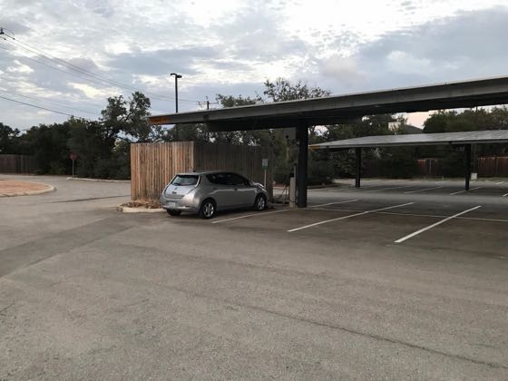 EV charger at Covered Charging