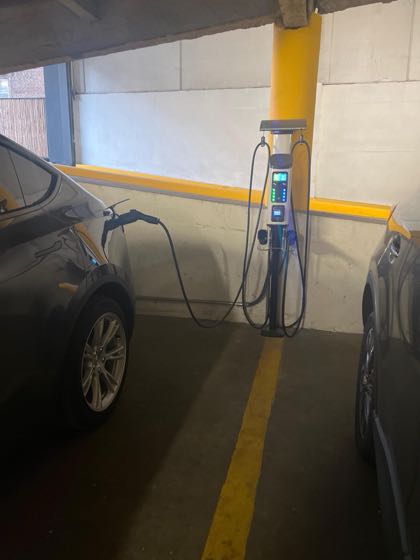 EV charger at The Lloyd Stamford, Tapestry Collection by Hilton