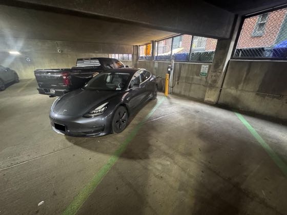 EV charger at West Philadelphia Street Garage