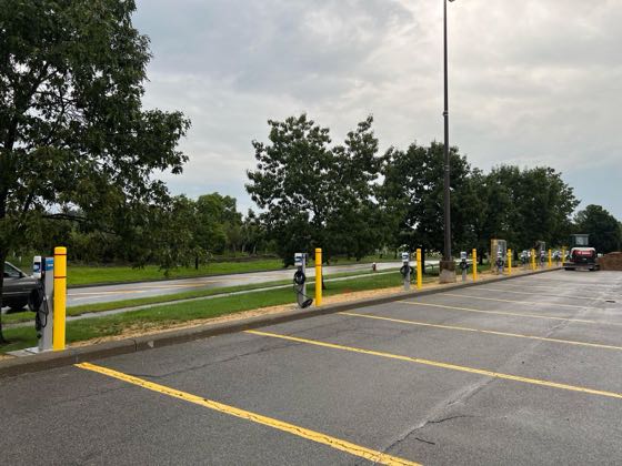 EV charger at Cor Center Latham