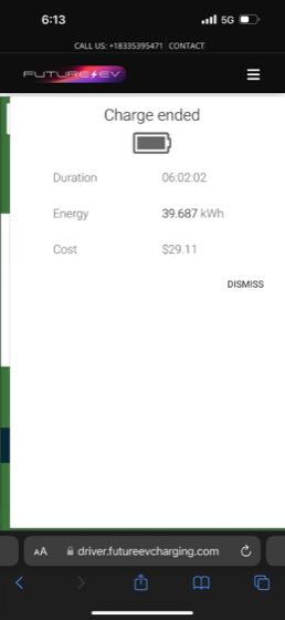 EV charger at FUTURE EV NJ-504LIV-NORW