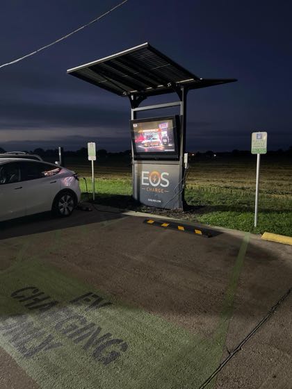 EV charger at Whistlestop 1