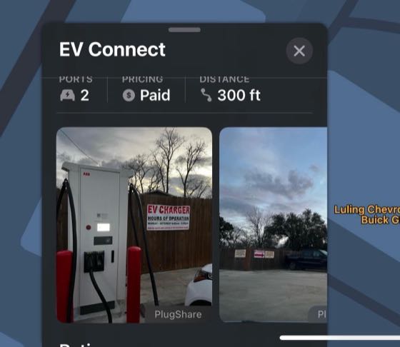 EV charger at Luling Chevrolet