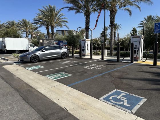 EV charger at 7-Eleven Eastvale