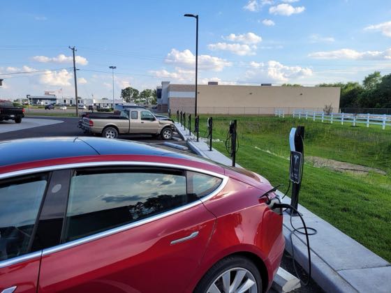 EV charger at Culver’s
