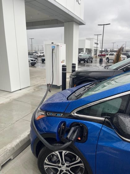 EV charger at Don Thornton Cadillac