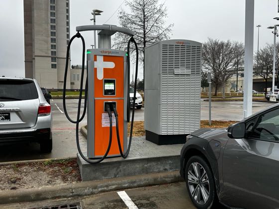 EV charger at John Eagle Acura