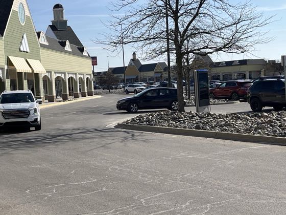 EV charger at Tanger Outlets Howell - GAP
