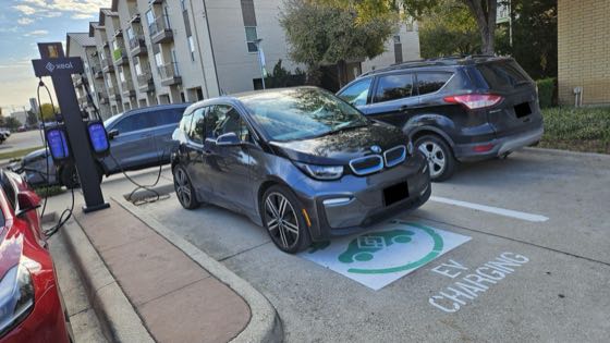 EV charger at Mercer Crossing - Northwest