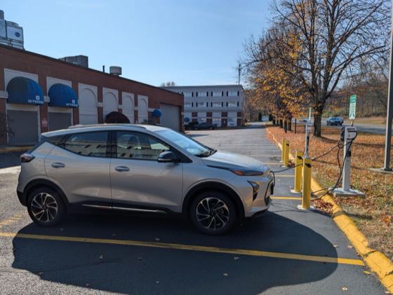 EV charger at Wyndham Southbury
