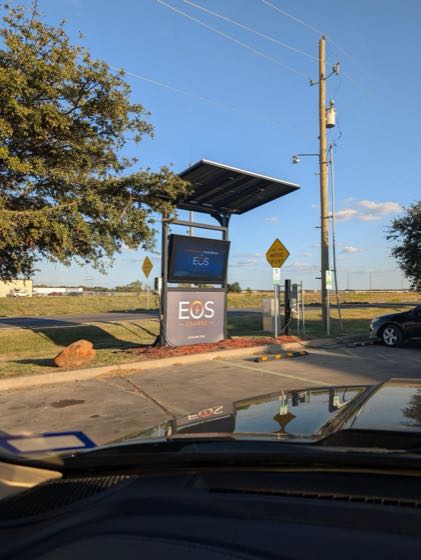 EV charger at Palmer Shell