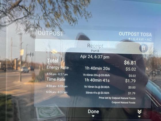 EV charger at Outpost Natural Foods - Wauwatosa