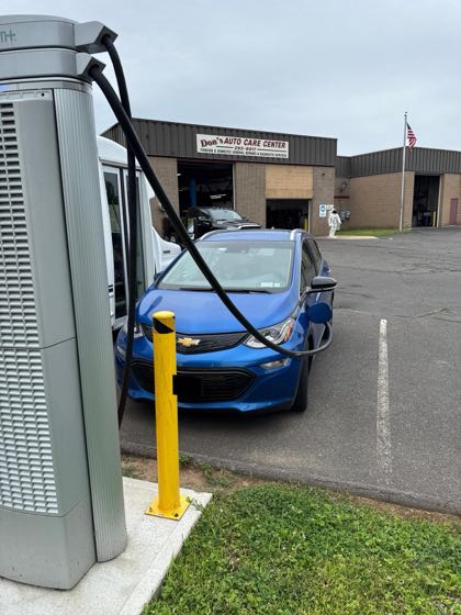 EV charger at Don's Auto Care Center