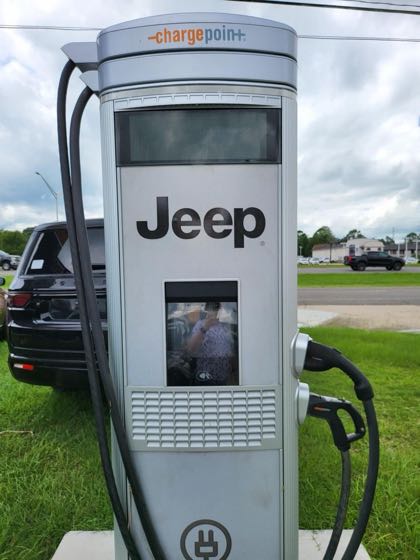 EV charger at Sterling Ford (DCFC)