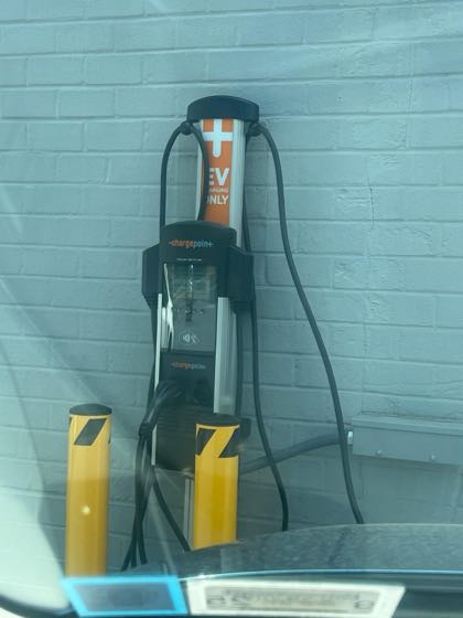 EV charger at Doric Apartments
