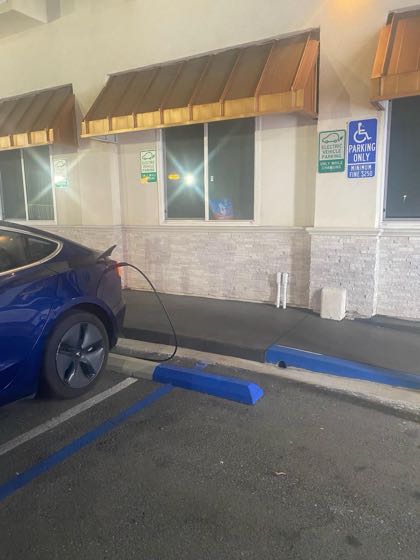 EV charger at Surestay Upland by Best Western