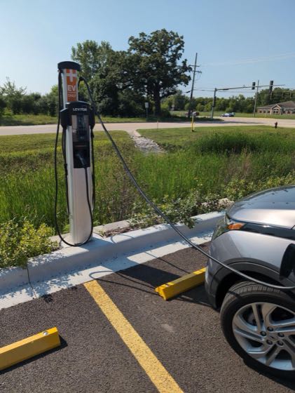 EV charger at Food Shed Coop