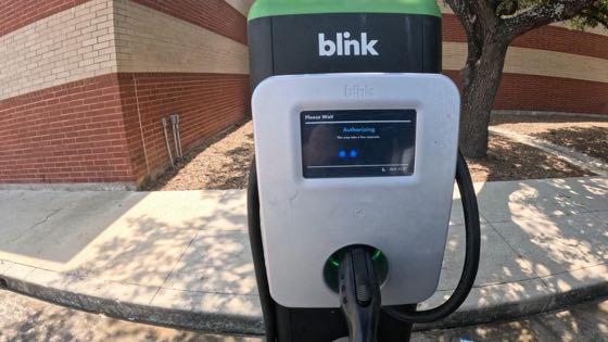 EV charger at Thousand Oaks Library