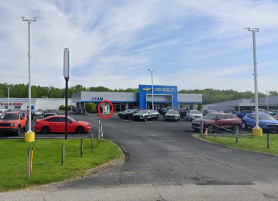 EV charger at Team Chevrolet