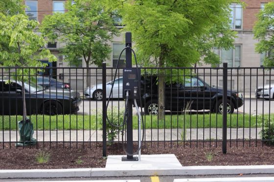 EV charger at GMO Properties LLC