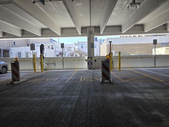 EV charger at Civic Center Garage
