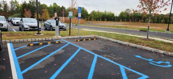 EV charger at Avalon Assisted Living at Hillsborough