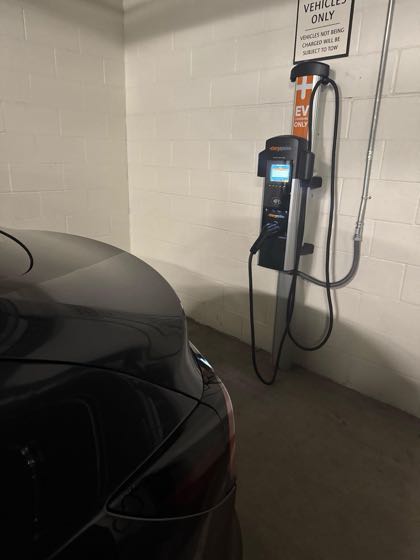 EV charger at The Park Apartments - 10100 Spectrum