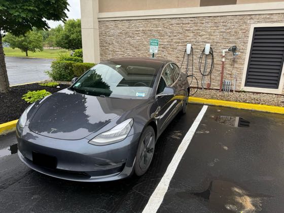 EV charger at Hampton Inn South Haven