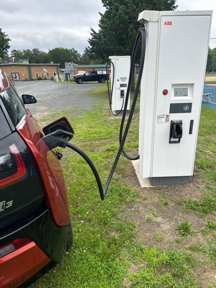 EV charger at Sea Pirate Campground