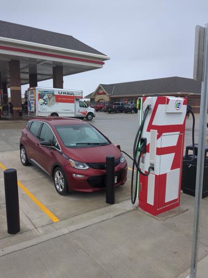 EV charger at Kwik Trip Pleasant Prairie