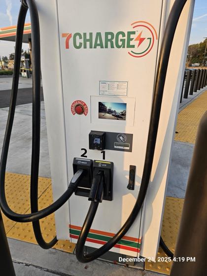 EV charger at 7-Eleven Bellflower
