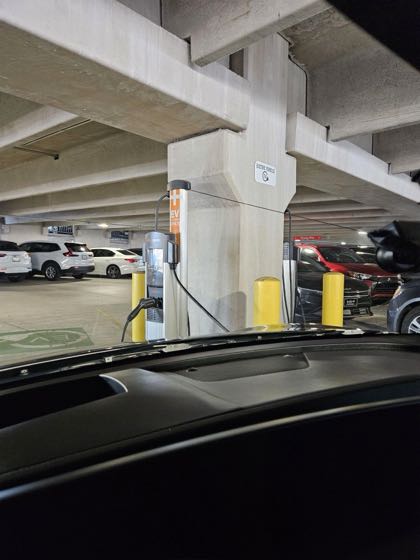 EV charger at Texas Children’s Hospital North Austin Campus
