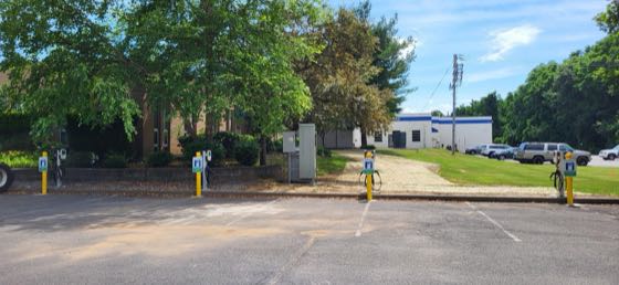 EV charger at Tractor Supply Mixing Center